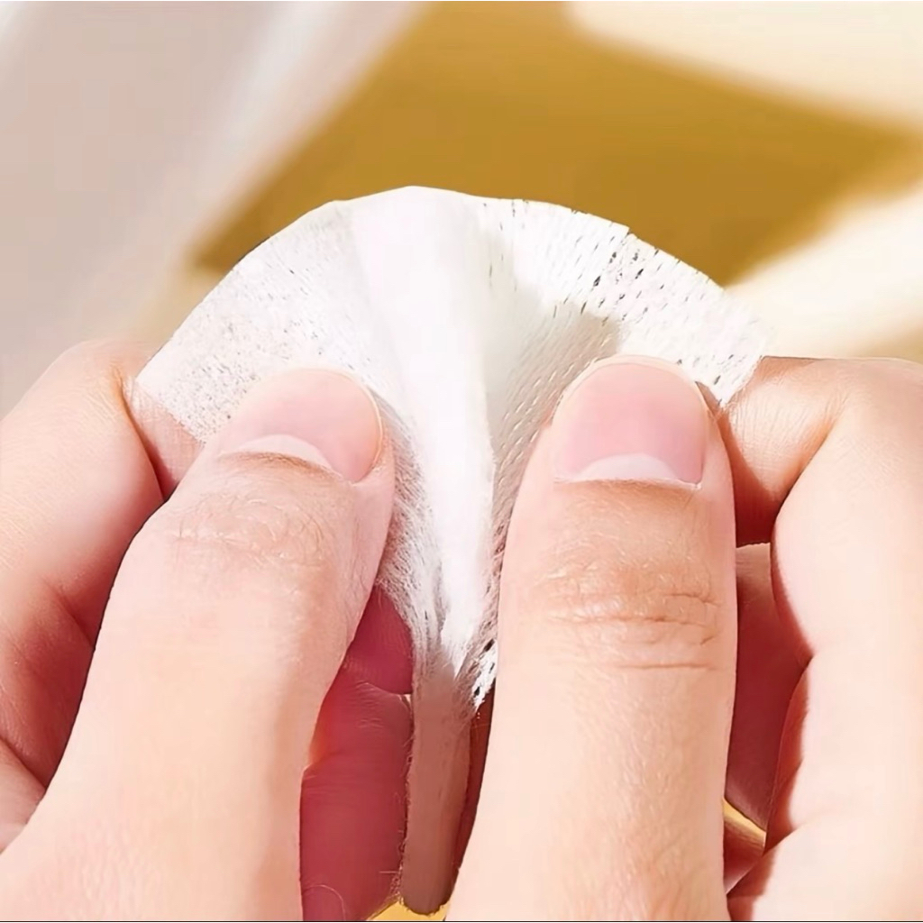 Bông Tẩy Trang Hatsu 222 Miếng Cotton Pads Dày Mịn Tiết Kiệm"