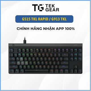 Bàn phím cơ Logitech G913 TKL/ G515 TKL Rapid - Low Profile - LED RGB Hàng Chính Hãng