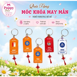 Móc Khóa May Mắn Logo Các Trường Đại Học