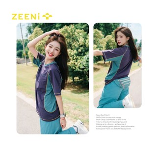 ZEENi Áo thun ngắn tay dành cho nữ, nhanh khô, thoáng khí, chống nắng, thích hợp cho hoạt động leo núi ngoài trời, mẫu