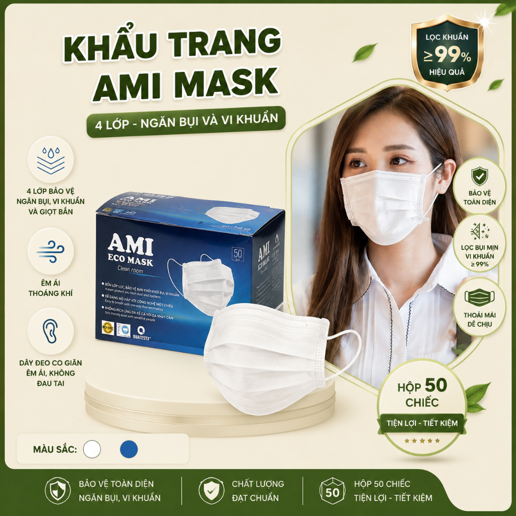 [Free Ship] Khẩu trang y tế chính hãng 4 lớp có giấy kháng khuẩn dày dặn chống bụi và tia uv