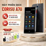 Máy phiên dịch Corisu A70 phiên dịch 2 chiều, dịch offline 21 ngôn ngữ phản hồi siêu nhanh, dịch video call — ảnh 1