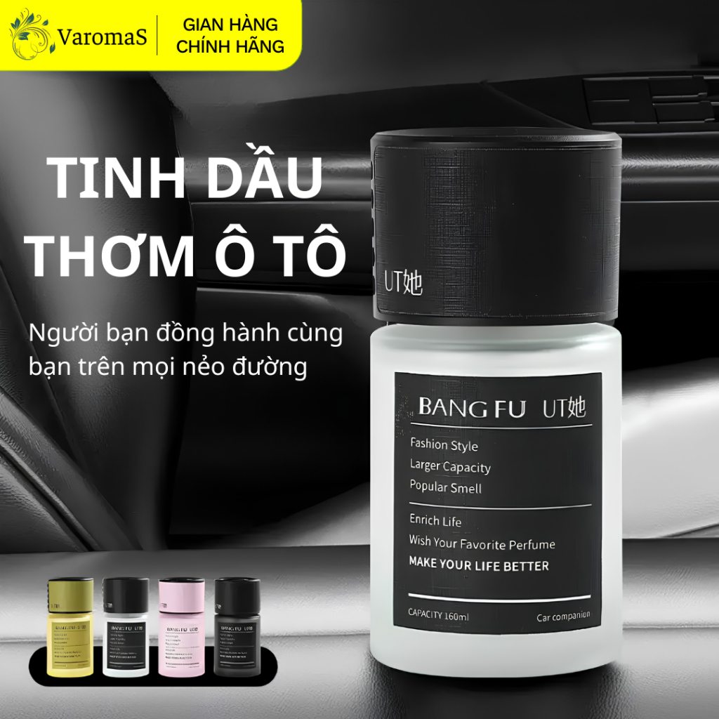 Nước hoa ô tô cao chấp Varomas chính hãng nhập khẩu khử mùi ô tô, thơm xe ô tô khử mùi ô tô KT102