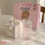 Cốc thuỷ tinh hello kitty siêu xinh kèm ống hút