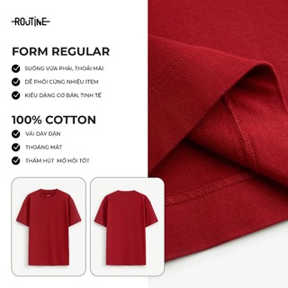 Áo Thun Tay Ngắn Nam Nhãn Trang Trí Form Regular - Routine 10F25TSS021