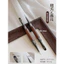 Cọ Gel Nail 2 Đầu Cán Gỗ Cao Cấp – Cọ Đắp Gel & Cọ Kẻ Line Nail Art Chuyên Nghiệp, Đầu Cọ Siêu Mảnh NB22