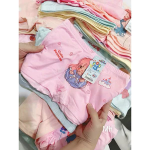 Giảm giá 50% Combo 10 Quần lót bé gái, quần con xinh xắn, chip đùi chất liệu cotton co giãn 4 chiều đủ size 8-35kg