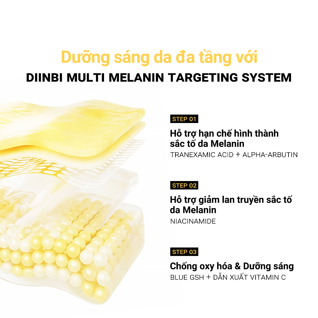 Serum Dưỡng Trắng Và Phục Hồi Da DIINBI Pure Brightening Real Serum 50ml | BigBuy360 - bigbuy360.vn