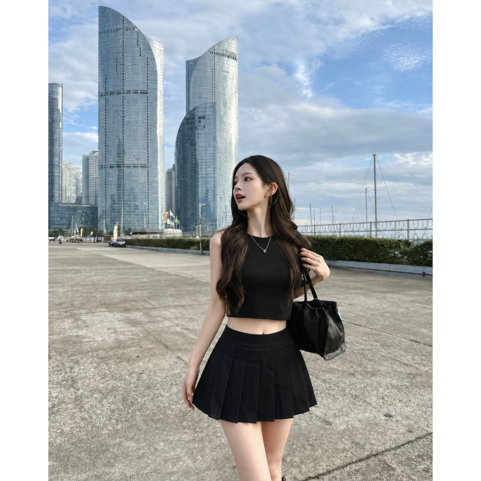 Chân Váy Tennis Xếp Ly Bigsize ESHOP MS278 Dáng Xòe Chữ A Có Quần Bảo Hộ, Váy Ngắn Thời Trang Nữ