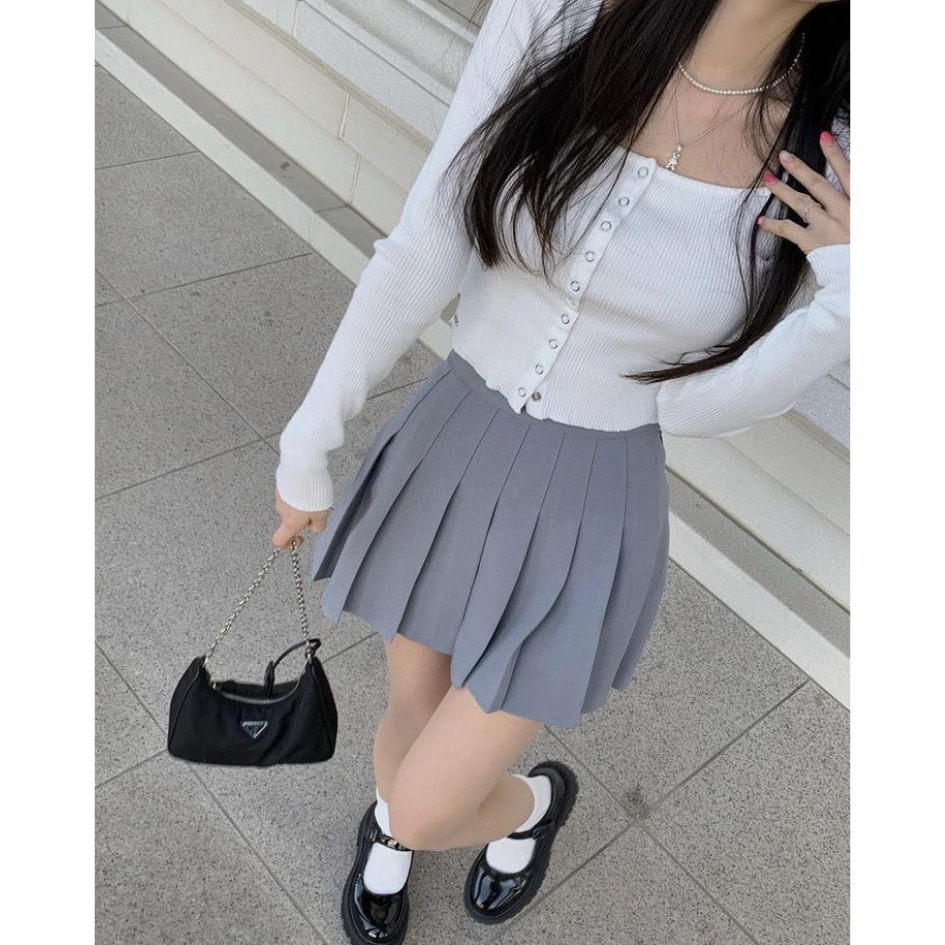Chân Váy Tennis Xếp Ly Bigsize ESHOP MS278 Dáng Xòe Chữ A Có Quần Bảo Hộ, Váy Ngắn Thời Trang Nữ