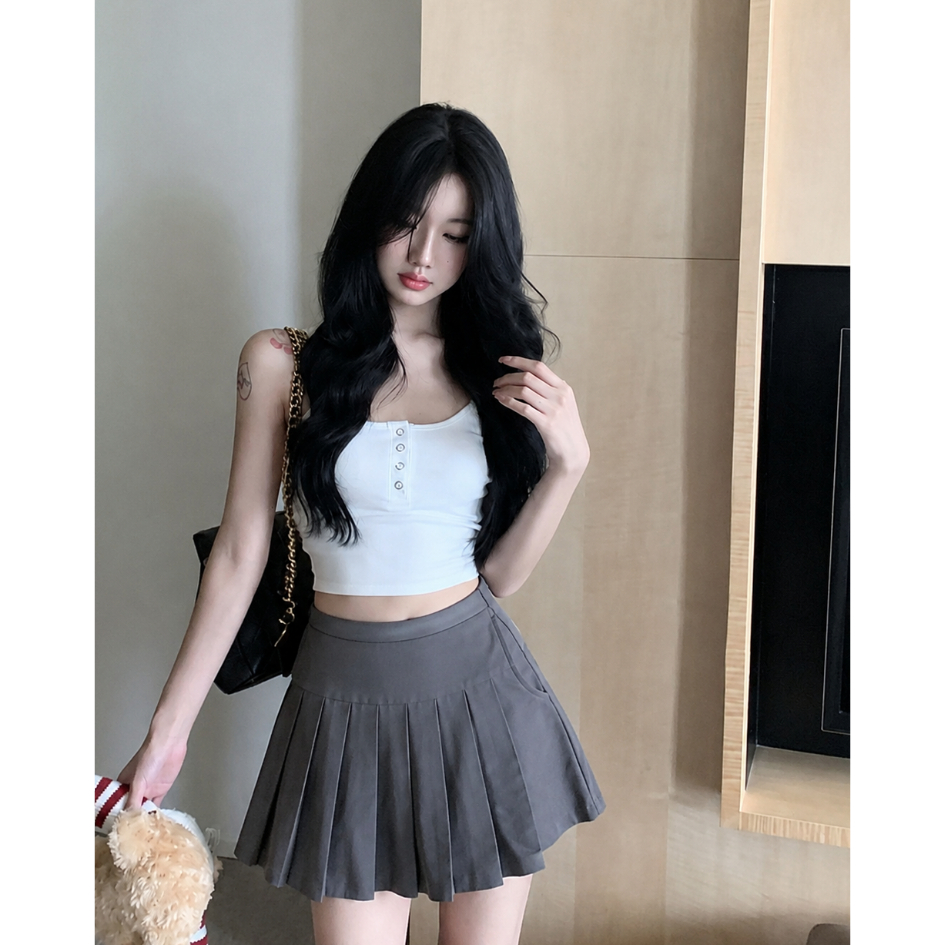 Chân Váy Tennis Xếp Ly Bigsize ESHOP MS278 Dáng Xòe Chữ A Có Quần Bảo Hộ, Váy Ngắn Thời Trang Nữ