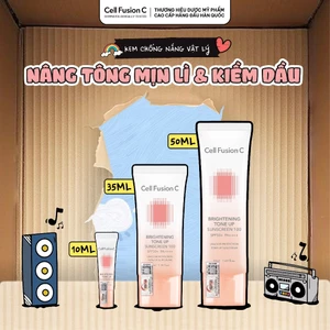 Kem Chống Nắng Nâng Tone Ráo Mịn Kiềm Dầu Cell Fusion C Brightening Tone Up Sunscreen 100 SPF50+ PA ++++