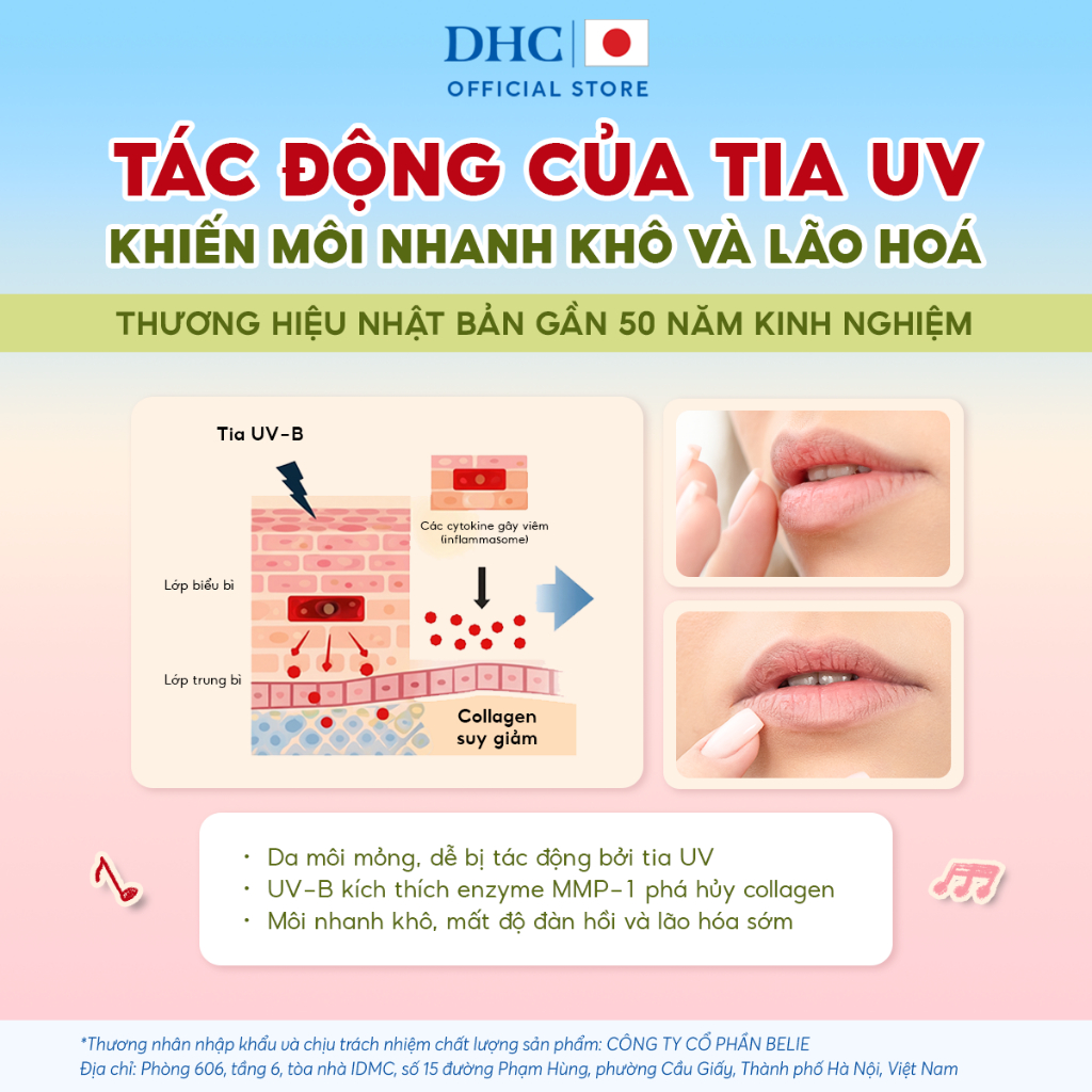 Son dưỡng môi DHC Lip Cream