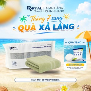 Khăn Tắm Royal Towel 70x140cm Sợi Cotton Mềm Mịn, Thấm Hút Tốt, Không Xổ Lông, Không Phai Màu