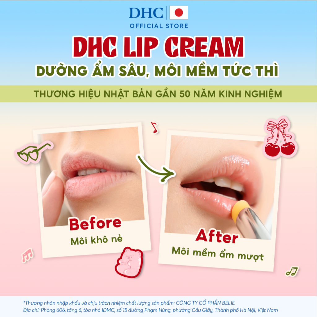 Son dưỡng môi DHC Lip Cream