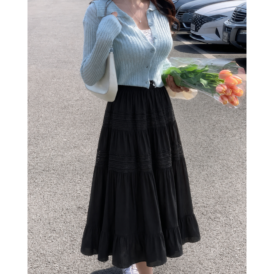 Chân Váy Maxi Dài Xòe 2 Lớp Bigsize ESHOP MS332 Váy Dáng Dài Suông Xòe Đi Biển Dễ Thương 45-85kg