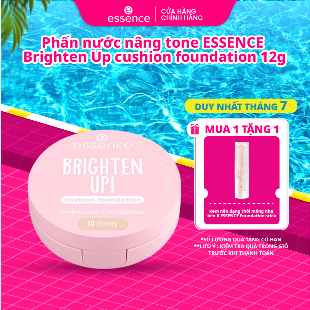 [HÀNG MỚI VỀ] Phấn nước nâng tone ESSENCE Brighten Up cushion foundation