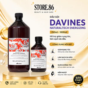 Dầu Gội DAVINES Naturaltech Energizing 250ml - 1000ml | Giảm Gãy Rụng Cho Tóc Chắc Khỏe & Bồng Bềnh