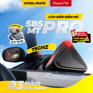 Cảm biến điểm mù ô tô STEELMATE SBS-MT PRO | Radar phát hiện xe đến gần | Báo vượt AOA | Chống va chạm