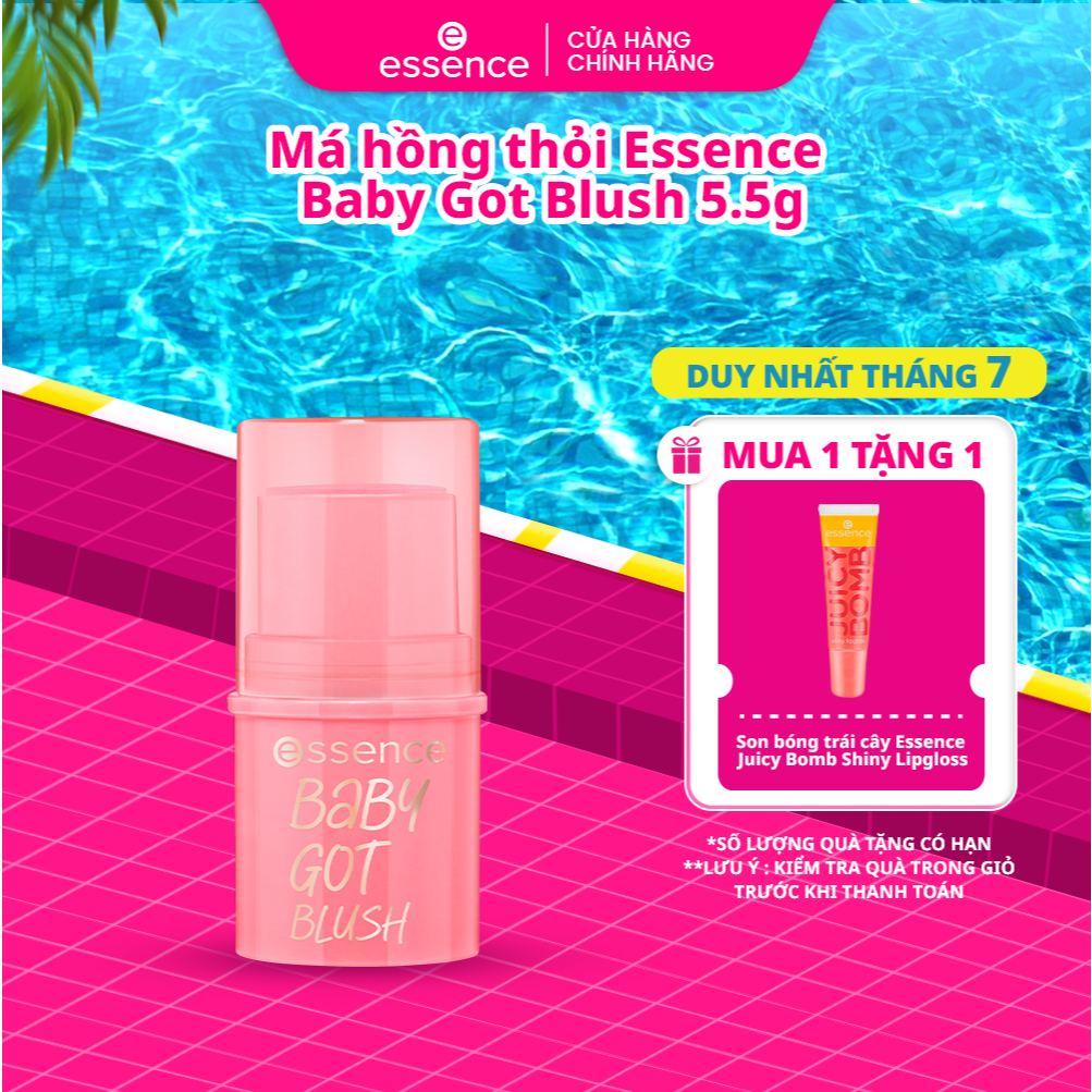 Má hồng thỏi Essence Baby Got Blush màu hồng tự nhiên 5.5g