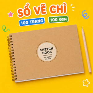 Sổ Vẽ Phác Thảo A4 A3 A5 A6 100gsm 100 trang Giấy Vẽ Chì Phác Họa Sketchnote Giấy Mịn
