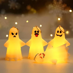 Đèn ngủ mini hình bóng ma dễ thương phụ kiện decor phòng ngủ cá tính MUN STORE DENMA22