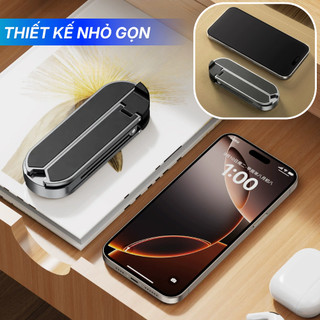 Giá Đỡ Laptop Gấp Gọn GD11 Nhôm Hàng Không Nhẹ, Chân Đế Máy Tính 6 Mức Điều Chỉnh Hỗ Trợ Tản Nhiệt
