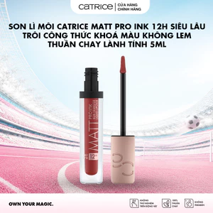 Son lì môi Catrice Matt Pro Ink 12h siêu lâu trôi công thức khoá màu không lem thuần chay lành tính 5ml