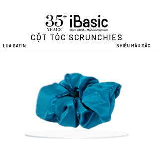 [QUÀ TẶNG KHÔNG BÁN] Cột tóc scrunchies lụa satin iBasic nhiều màu sắc