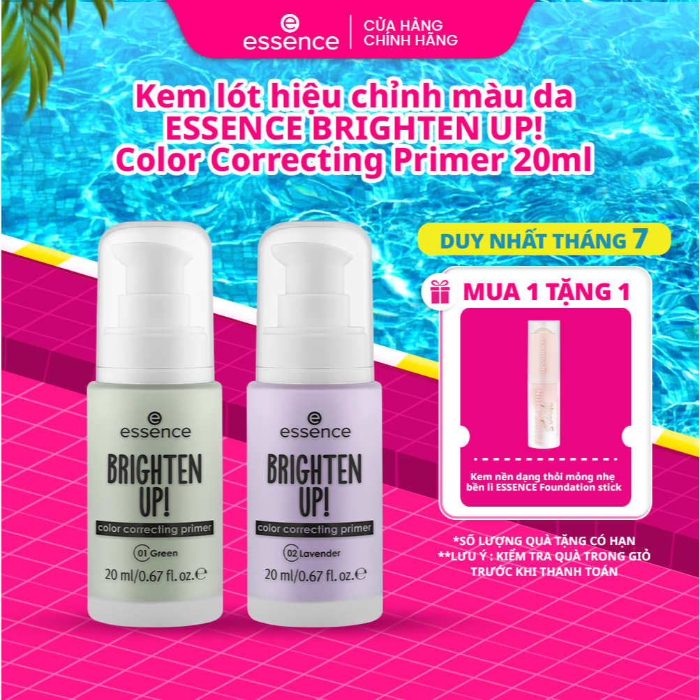 [HÀNG MỚI VỀ] Kem lót hiệu chỉnh màu da ESSENCE BRIGHTEN UP! Primer (20ml)