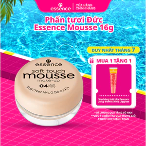 Phấn tươi ESSENCE SOFT TOUCH MOUSSE kiềm dầu che khuyết điểm 16g