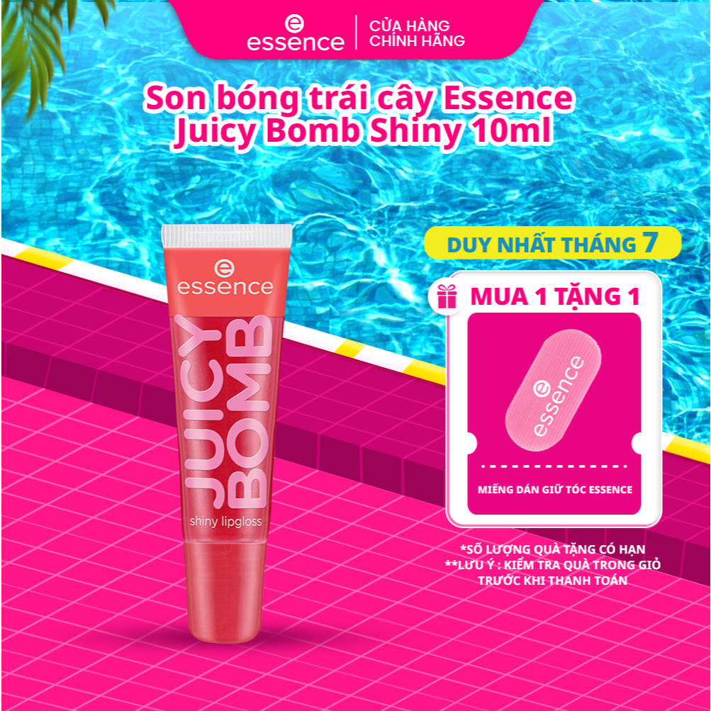 [HSD T5/27] Son bóng trái cây Essence Juicy Bomb Shiny Lipgloss 10ml