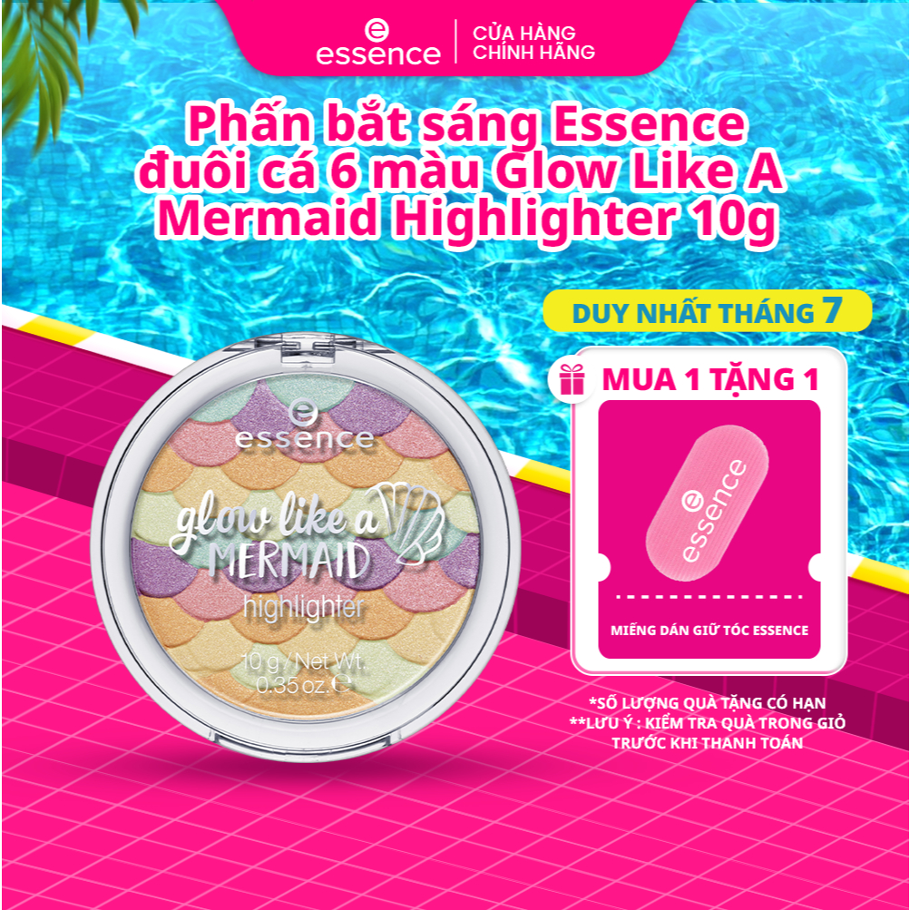 Phấn bắt sáng Essence Glow Like A Mermaid Highlighter cho lớp makeup sáng tone da 10g