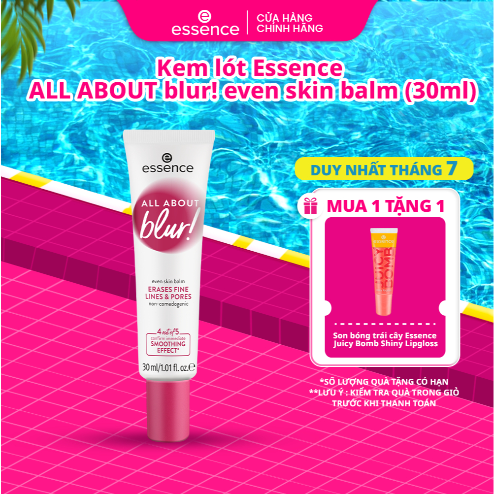 [HSD: 04/27] Kem lót làm đều màu da Essence ALL ABOUT blur! even skin balm 30ml