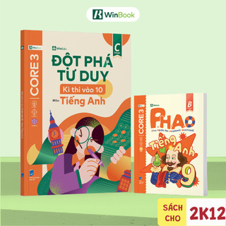 Sách cho 2k12 - Combo 2 cuốn P.H.A.O Tiếng Anh 9 & Đột phá tư duy kì thi vào 10 môn Anh - Xuất phát sớm vào 10 | WinBook
