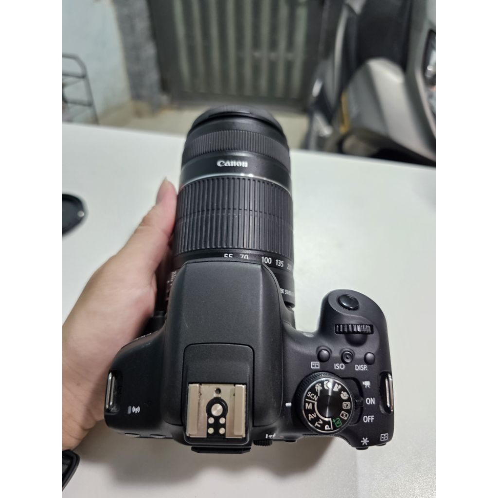 Máy ảnh Canon kis x8i [750D] + lens 55 250 is 2