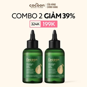 Combo 2 nước dưỡng tóc tinh dầu bưởi Cocoon ngăn ngừa gãy rụng và hỗ trợ mọc tóc 140ml