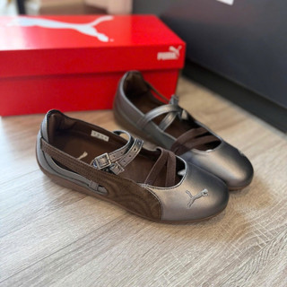 [HÀNG SC_SẴN] Giày thể thao Sneaker Ballet màu nâu cafe Speed.cat ballet màu nâu, Giày ballet búp bê cho nữ xinh fullbox
