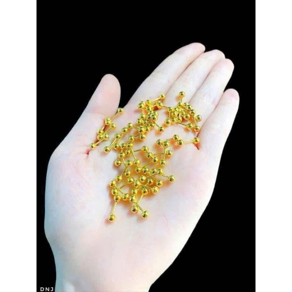 bông tai ren bi trơn người lớn trẻ con đều đeo được