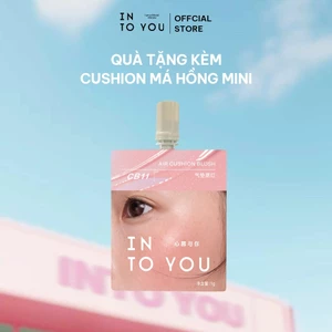 Túi má Hồng Cushion Mini INTO YOU Lì Mịn Nhẹ Thoáng Khí Giữ Lớp Trang Điểm Lâu Trôi Bền Màu 1g