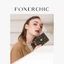 FOXERCHIC Ví nữ ngắn, 16 khe cắm thẻ dung lượng lớn, thiết kế đơn giản mang đi làm hàng ngày
