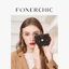 FOXERCHIC Ví nữ ngắn, 16 khe cắm thẻ dung lượng lớn, thiết kế đơn giản mang đi làm hàng ngày