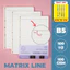 Giấy Refill Đa Năng Matrix Line Classmate 100GSM Tráng Keo Chống Thấm Ruột Sổ Còng B5 Viết Ngôn Ngữ