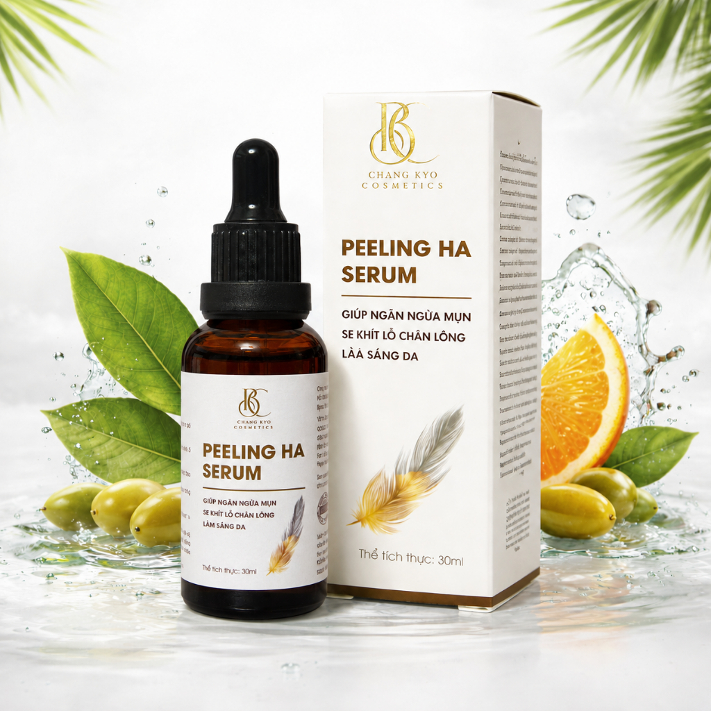 [ HOÀN TOÀN MỚI ] Peeling Ha Serum ( Giúp ngăn ngừa mụn, Se khít lỗ chân lông, Làm sáng da, Không sưng, Không bong )