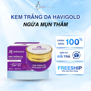 Kem face giảm mụn Havigold tía tô dưỡng trắng ngừa thâm se khít lỗ chân lông 10g HG04