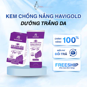 Kem chống nắng tía tô Havigold thành phần thiên nhiên an toàn mọi làn da 50g HG05