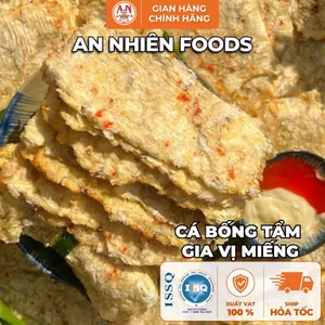 Cá Bống Tẩm Gia Vị Miếng, Dai Ngon, Thấm Vị Đậm Đà, Đồ Ăn Vặt An Nhiên Foods