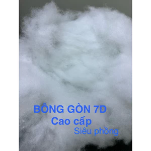 1kg Bông gòn 7D siêu phồng * Bông gòn 7D nhồi thú bông cao cấp