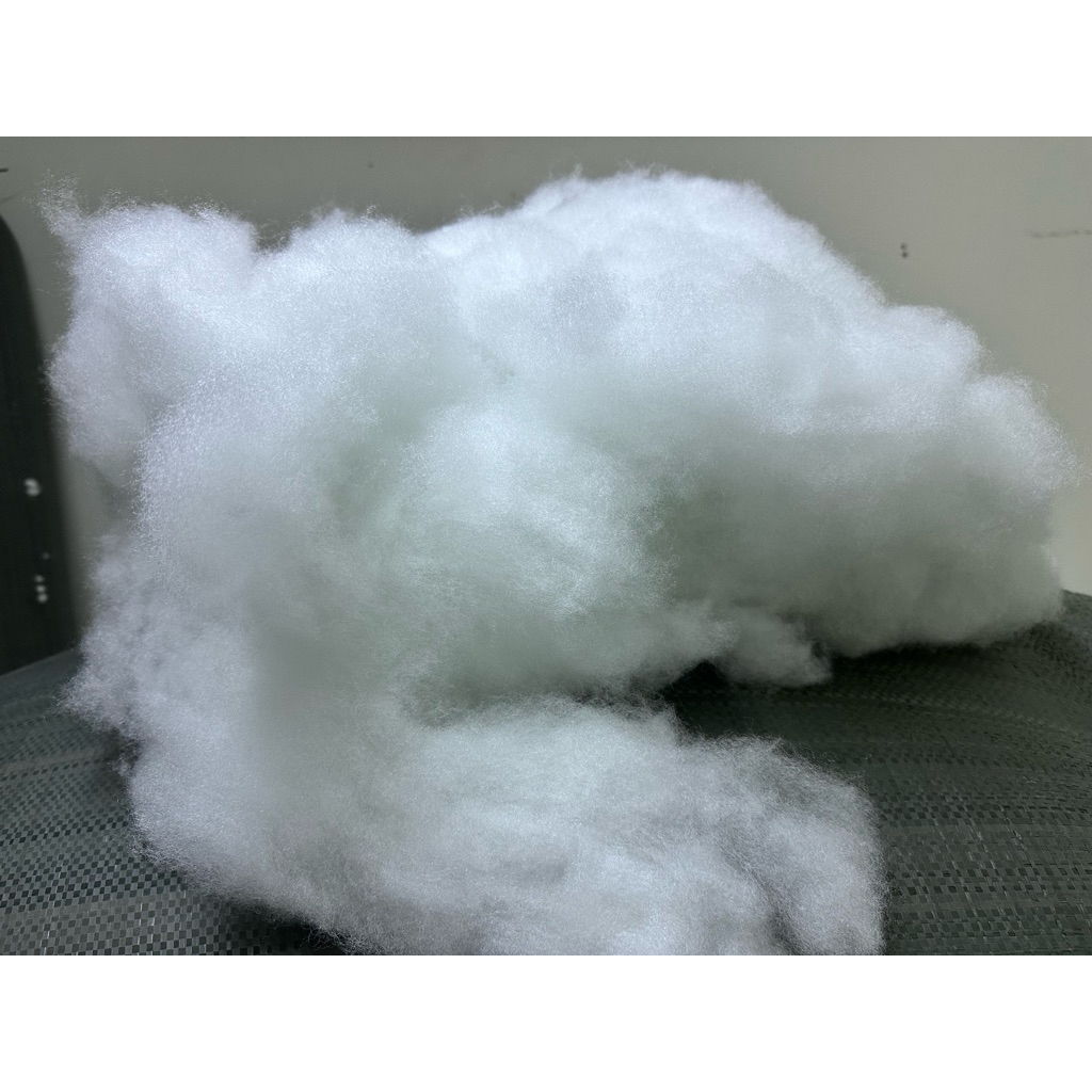 combo2kg Bông gòn nhồi gối không xẹp *Bông gòn polyester 7D đàn hồi cao