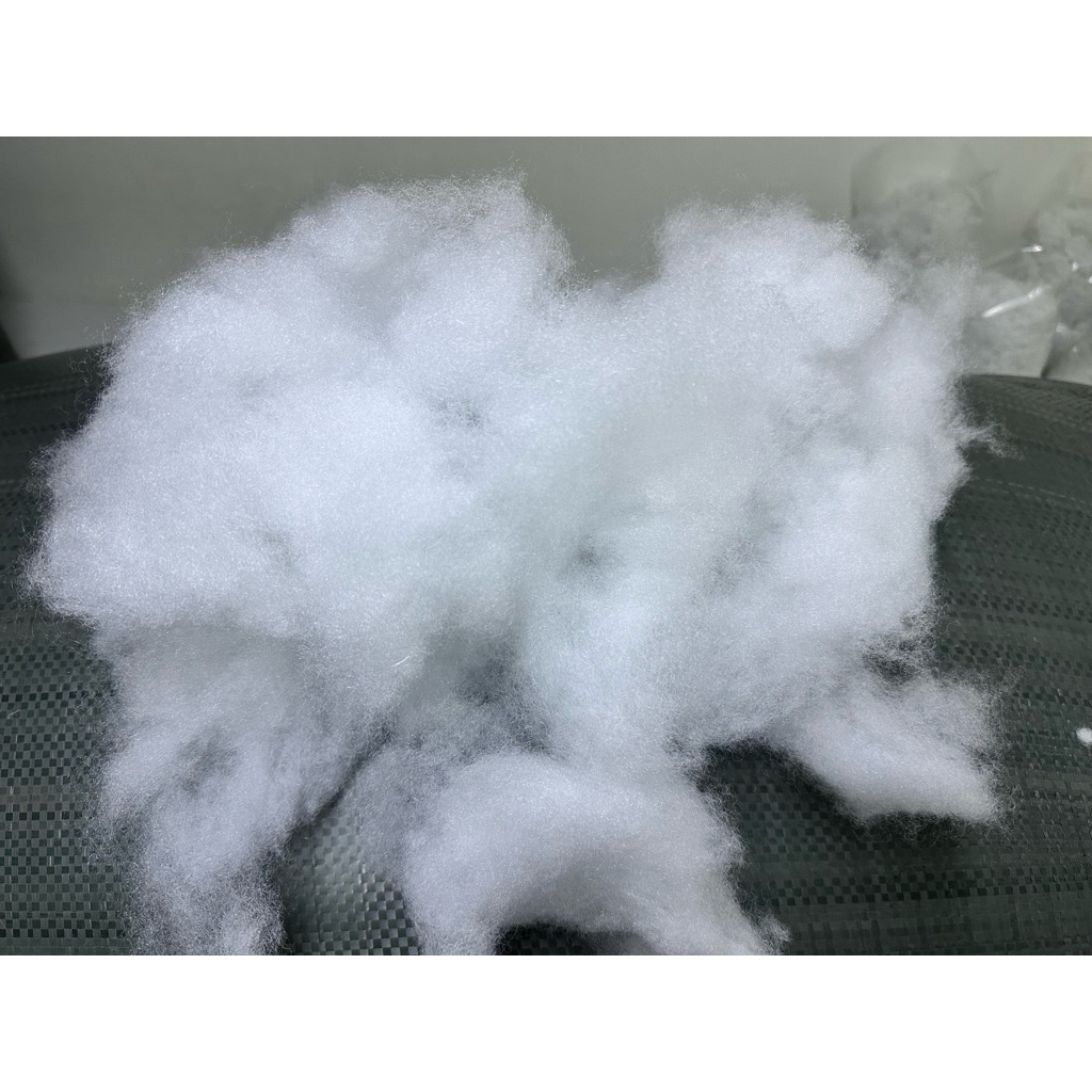 combo2kg Bông gòn nhồi gối không xẹp *Bông gòn polyester 7D đàn hồi cao